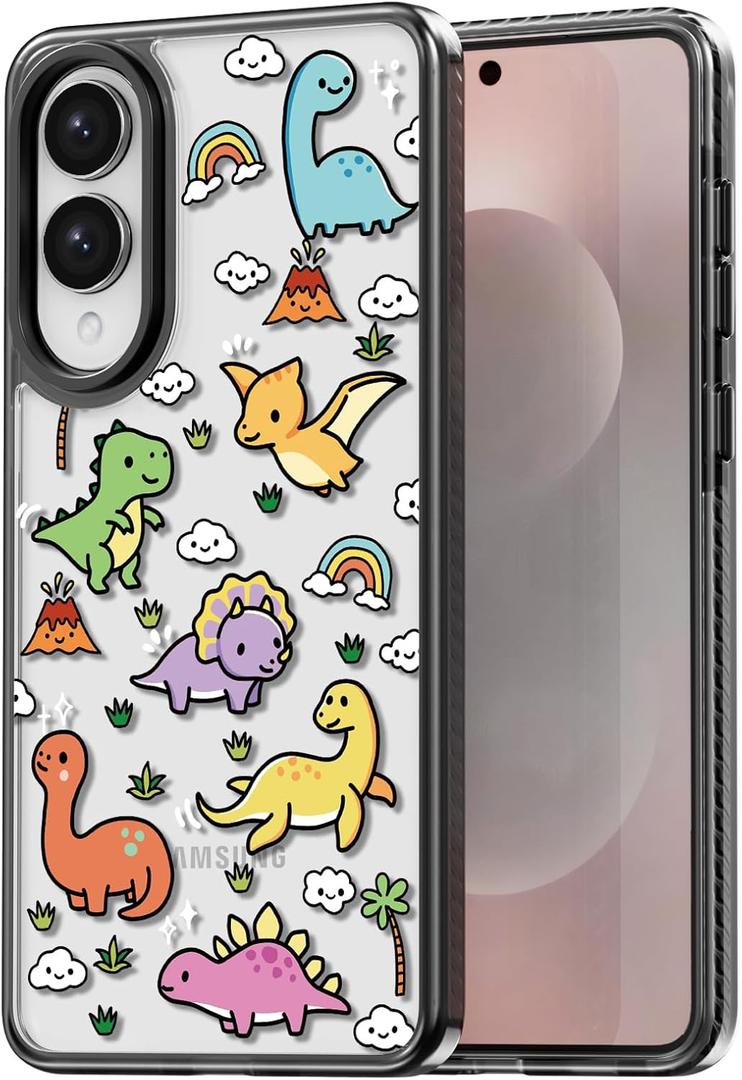 Magnetic for Samsung Galaxy S25 Edge Magsafe Case Cute Aesthetic - Durable Shockproof 6.6 ft Drop Impact Phone Case Cover with Funny Fashion Africa Design 6.7" Black