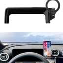 Car Phone Holder for 2023-2026 Mercedes Benz GLC / 2022-2026 C-Class Accessories 12.3-Inch Digital Instrument Cluster Screen Fixed Clip, 360 Rotation Phone Mount Compatible with MagSafe