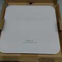 Ovutek Bathroom Scale for Body Weight, Highly Accurate Digital Weighing Machine for People, Upgraded Batteries Included, Compact Size, LED Display, Physician Scale with Sturdy Tempered Glass, 400lb (White)