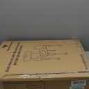 Vaunn Medical Deluxe Spa Shower Chair with Arms and Back, Bath Seat for Seniors, 350 lbs Max Weight, White With Light Gray Arms