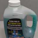 Drano Max Build Up Remover Drain Cleaner, Enzymes & Probiotics Prevents Clogs & Remove Odor-Causing Buildup, Safe for Septic, Toilets & Pipes in Bathroom Drains & Kitchen Sinks, Commercial Line, 60 oz