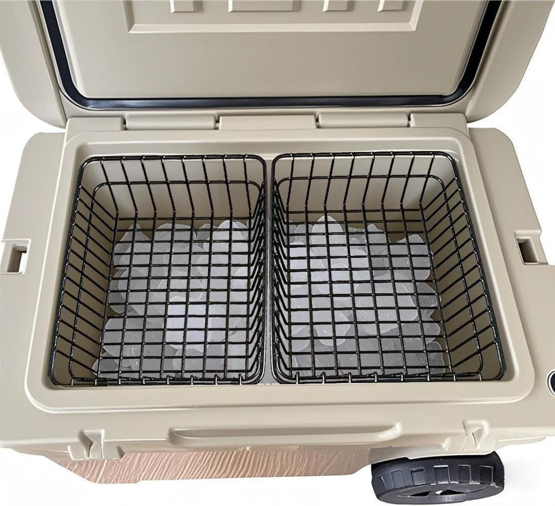 2 Pack Cooler Basket for Yeti Tundra Haul,Stays Food Chilled and Dry, Compatible with Other Cooler Accessories Cooler Locks, Dividers, Ice