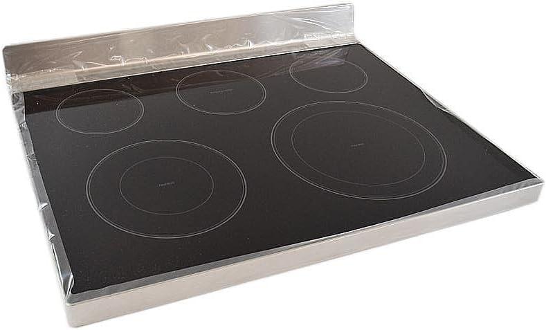 Samsung DG94-01301B Range Main Top, Glass + Stainless Steel, Genuine Original Equipment Manufacturer (OEM) Part
