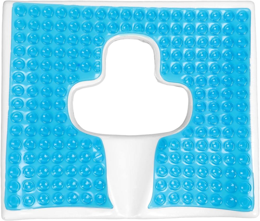 Anti Bedsore Cushion, Breathe Freely Material, T Shaped Opening Triangular Slope Design Pad,for Bedridden Elderly Tailbone Back Sciatica Pressure Pain Relief Wheelchair Office Chair Seat Cushions