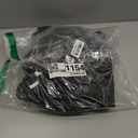 LIBERECOO Round Vinyl Fitted Tablecloth with Flannel Backing Elastic Edge Table Cover Waterproof Stain-Resistant Wipeable Tablcloths Fits 40-44" Round Tables (Black Wood)