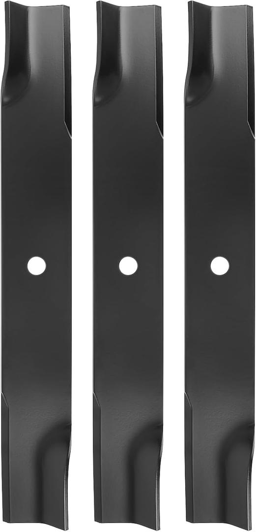 601124 Mower Blades Compatible with Hustler 54" Deck, 797696 High Lift Blades for Hustler Raptor SD, Fastrak, Super Z Series Lawn Mower, Replace for 92-208 601012 797712 (3 Pack)