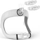 Replacement N30i Frame System for AirTouch N30i and AirFit P30i,Including 2pcs P30i CPAP Nasal Mask Cushion (M) and Elbow,Great Value CPAP Supplies by Medihealer(Grey)