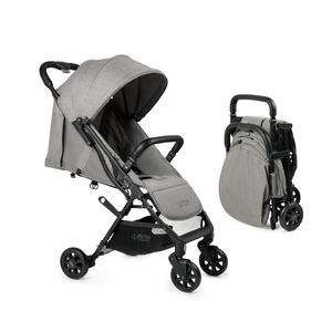Lightweight Travel Stroller for Baby & Toddlers - Easy Fold & Compact Stroller with Canopy, Storage Basket, Multi-Position Recline & Convenient One-Hand Fold (Grey)