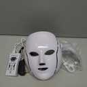 Photon Skin Rejuvenation Face & Neck Mask | LED Photon Red Blue Green Therapy 7 Color Light Treatment Anti Aging Spot Removal Wrinkles Whitening Facial Skin Care Mask, White