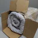 ROARINGWILD Light Grey King Size Quilt Bedding Sets with Pillow Shams, Lightweight Bedspread Coverlet, Quilted Blanket Thin Comforter Bed Cover, All Season Summer Spring, 3 Pieces, 104x90 inches