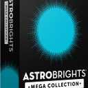 Astrobrights Mega Collection, Colored Paper, Bright Blue, 625 Sheets, 24 lb/89 gsm, 8.5" x 11" - MORE SHEETS! (91621)