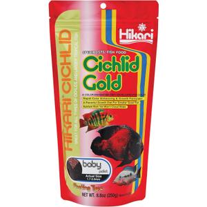 Hikari Cichlid Gold Floating Baby Pellets for Pets, 8.8-Ounce, EXP 03/2028