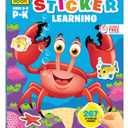 School Zone Alphabet Stickers Workbook: 64 Pages, Preschool, Kindergarten, 267 Stickers, ABCs, Printing Letters, Phonics, Ages 3 to 6 (Stuck on Learning! Book Series)