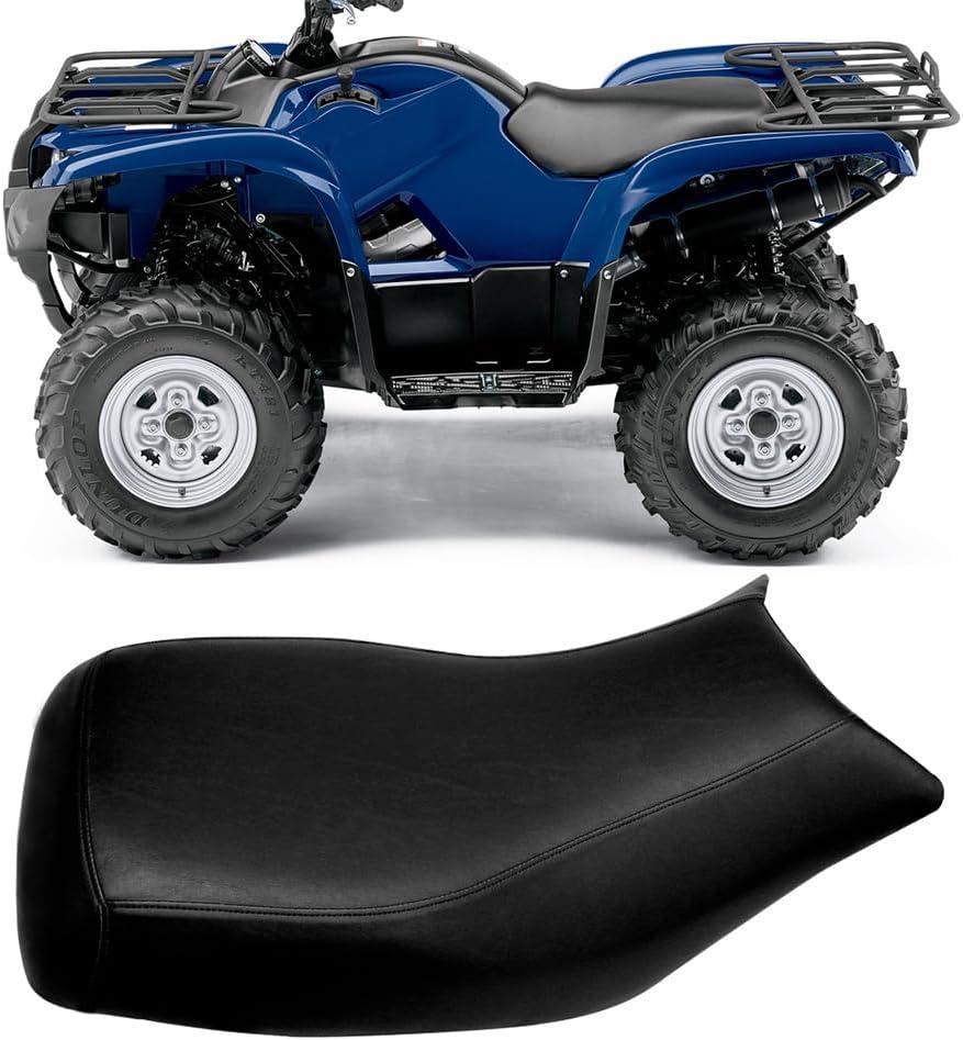 G-PLUS Seat Cover Compatible with Yamaha Grizzly 700 2007 2008 2009 2010 2011 Seat Protector Cover Black Leather