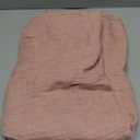 Melodieux Blush Pink Sheer Curtains 72 Inches Long for Bedroom, Natural Light Filtering Cotton Linen Window Sheer Drapes, Living Room Rod Pocket Farmhouse Voile Curtains, 52" W x 72" L, 2 Panels