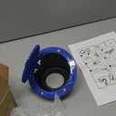 X AUTOHAUX Blue Car Gas Fuel Filler Door Cover Fuel Tank Cap for Jeep Wrangler JK Unlimited 2007-2018