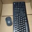 Logitech MK270 Wireless Keyboard and Mouse Combo for Windows, 2.4 GHz Wireless, Compact Mouse, 8 Multimedia and Shortcut Keys, 2-Year Battery Life, for PC, Laptop - Black