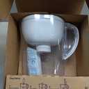 Brita Large Water Filter Pitcher for Tap and Drinking Water, Includes 1 Standard Filter, BPA-Free, Lasts Two Months, 10-Cup Capacity, Bright White