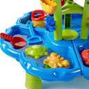 JUKUDAHU 2-Tier Sand and Water Table Toys for Kids Aged 3 4 5 6 7 8, Outdoor Activity Playset Sensory Play Table with Beach Toys Accessories Water Waterfall, Birthday Gifts for Toddlers 3-4 3-5 4-6
