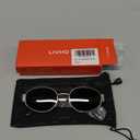 livho 2025 Trendy Oval Sunglasses - Stylish Polarized Shades for Everyday - Retro Metal Frames