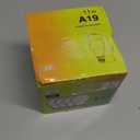 A19 LED Light Bulb 75 Watt Equivalent, 11 Watt Light Bulbs, 2700K Warm White, 1100 Lumens, Non-Dimmable, E26 Base Lightbulbs, Standard LED Bulbs for Home, ETL Listed(4-Pack)