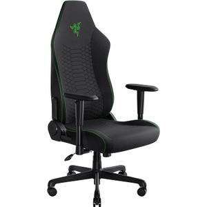 Razer Iskur V2 X Ergonomic Gaming Chair: Built-in Lumbar Support - Widened Seat Base - High Density Foam Cushions - Adjustable 152 Degree Recline - 2D Armrests - Plush Fabric Finish - Black, Standard
