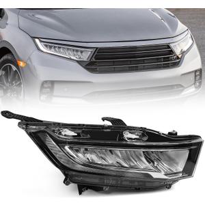 Huray LED Headlight for Honda Odyssey 2021-2024 EX EX-L 33100-THR-A32/33100-THR-A31 OE Front Lamp (Passenger Side (Right))