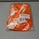 eNilecor Short Bob Hair Wigs 12" Straight with Flat Bangs Synthetic Colorful Cosplay Daily Party Wig for Women Natural As Real Hair+ Free Wig Cap (Orange)