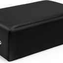 Pilates Sitting Box 26 x 15 x 9.5 Inch Pilates Reformer Box Accessories for Women Stamina Strength Balance Flexibility Home Gym Exercise Workout Equipment Supply for All Reformers, Black