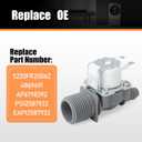 5220FR2006Z Washer Water Inlet Valve Replace 4869491 AP6798392 PS12587933 EAP12587933