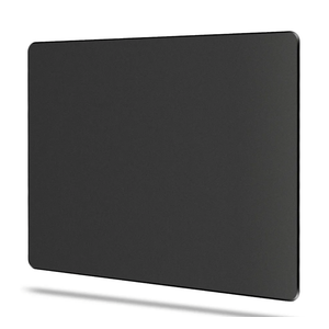 Hard Mouse Pad, Unique 3 Layers Mouse Pad with Plastic Surface, Compatible with High DPI Mice Quick Gestures Enhance Precision for Gaming and Office-Large (11.6"x9.5") (Black, Count of 1) 