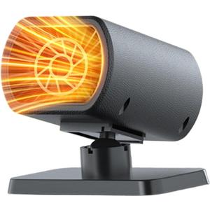Car Heater 12V, Fast Heating, 12V Windshield Defogger Defroster, 150W Portable Car Heater That Plugs into Cigarette Lighter