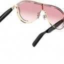 Smart Glasses for Women, Open-Ear Bluetooth Sunglasses, Touch Control