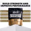 Gains in Bulk Instantized Creatine Monohydrate, Unflavored, 100 Servings, EXP 09/2028