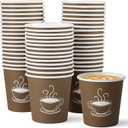 TV TOPVALUE 600 Pack 4 oz Paper Cups, Small Disposable Coffee Cups, Paper Espresso Cups, Hot/Cold Drinking Cups for Party, Picnic, Travel and Events