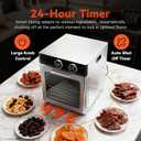 Food Dehydrator Machine, 8 Stainless Steel Trays, 7.24 Sq Ft