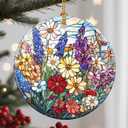 Christmas Ornaments, Flower Ornament, Christmas Tree Ornaments, Xmas Decorations, Holiday Decorations, Gifts for Flower Lovers, Holiday Party Gifts, and Xmas Gift Ideas