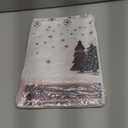 Artoid Mode Red Black Buffalo Plaid Snowman Xmas Trees Christmas Kitchen Towels Dish Towels, 18x26 Inch Daily Seasonal Winter Decoration Hand Towels Set of 4