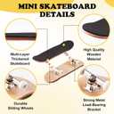 Tortoise Leash and Training Skateboard Toy, Mini Skateboard and Adjustable Harness for Turtle, Funny Tortoises Toys Accessories for Tortoise, Lizard, Small Animals (Pink)