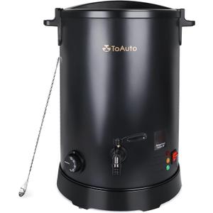 TOAUTO Commercial Wax Melter for Candle Making 15Qts Large Electric Wax Melting Pot for Candle Making Business with Temperature Control & Quick Pour Spout 110V / 1100W