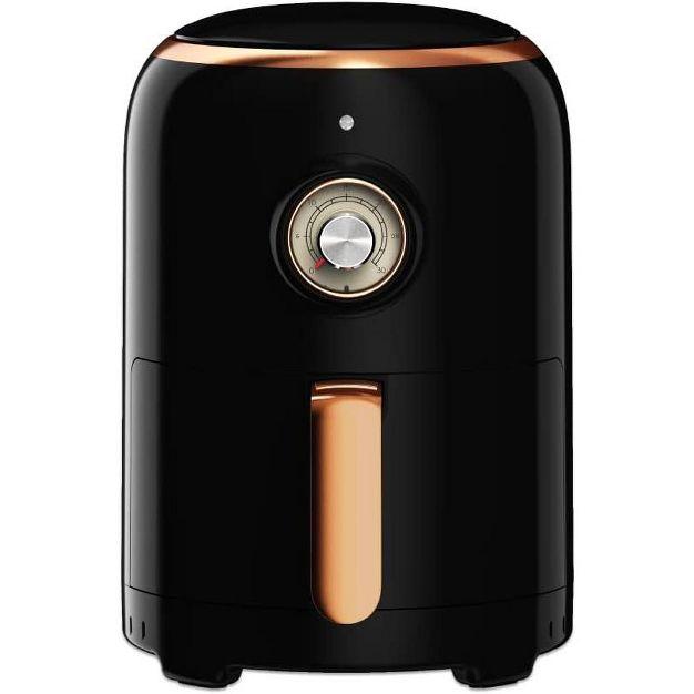 Aria Premium 2 Qt. Air Fryer Retro Style Ceramic Non Stick Dishwasher Safe