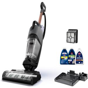Bissell CrossWave HydroSteam Steam Mop, 3-in-1 Wet Dry Vacuum Mop with Steam Function, Hard Floor Cleaner Machine with Sanitize Formula, 35151
