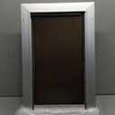 Dog Door for Wall, Large Doggie Door, Heavy Duty Pet Door with All Aluminum, 2 Magnetic Flaps, Wide Telescoping Tunnel, Sliding Lock Panel Doggy Door for Exterior Wall (Pets Up to 110 LB)