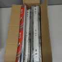 12 inch Drawer Slides 4 Pairs (8pcs) 3 fold Full Extension Side Mount Cabinet Drawer Glides 12" Silver Cabinet Rails for Dresser, Cabinet, Kitchen,Trash Can, Wardrobe 100 LB Capacity