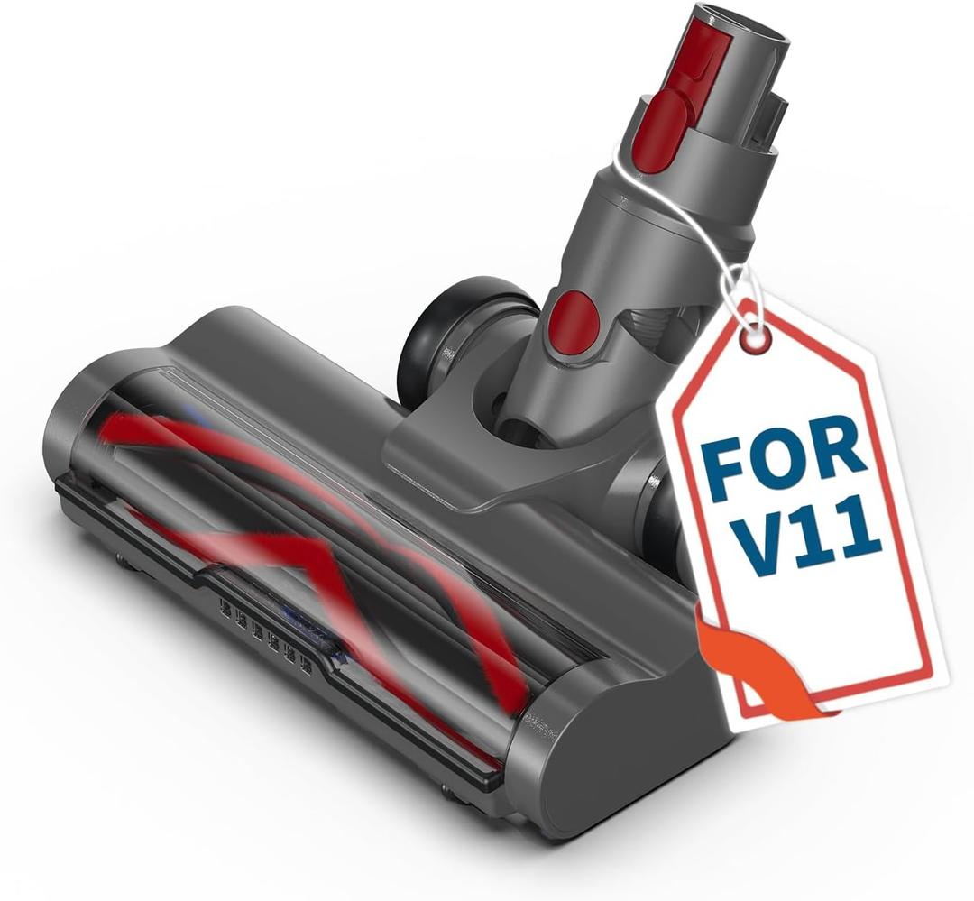 Vacuum Motorhead for Dyson V11 Vacuum Cleaner with 6 LED Light, Hardwood Floor Attachment, Brush Power Head Replacement Parts