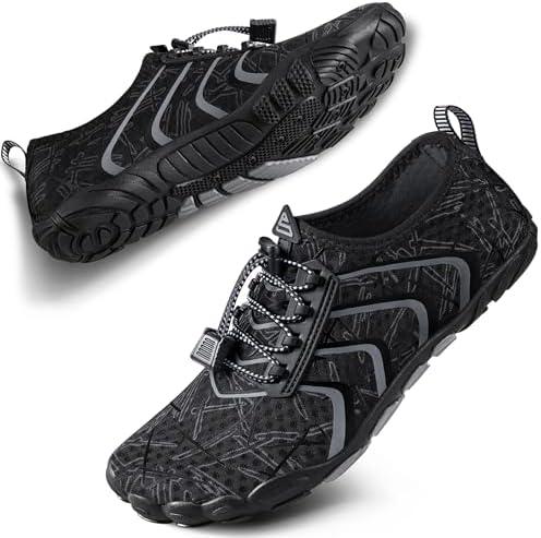 SEEKWAY Water Shoes Men Women Adult Quick-Dry Aqua Sock Barefoot for Beach Swim River Pool Lake Hiking Kayaking Surfing, 44