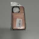 iPhone 14 Pro Wallet Case with Credit Card Holder Case for Women Men PU Leather Wallet Case for iPhone 14 Pro Case 6.1 inch (Rose Gold)