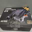 Night Vision Goggles - Smart APP 4K Night Vision Binoculars, 10000mAh Battery, 128GB Card for Photo and Video, 3'' UHD Screen & 8X Zoom Binoculars for Camping, Hunting, Security (Black)