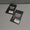 2 x Unique 5-Inch High Acrylic House Numbers - Rustproof & Anti-fade Mailbox Number/Float or Flush Mount - Enhance Home Address Visibility/Silver Finished/Number 8