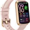 Fitness Tracker, Smart Watch for Women Men with 24/7 Heart Rate/Blood Pressure/Blood Oxygen Monitor,Sleep Tracker,Step & Calorie Counter, IP68 Waterproof Fitness Watches Compatible with Android&iPhone